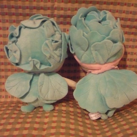 NWT Yoshitaka Amano's N.Y. Salad Plushies Brussel Sprout & Lettuce - Picture 4 of 8